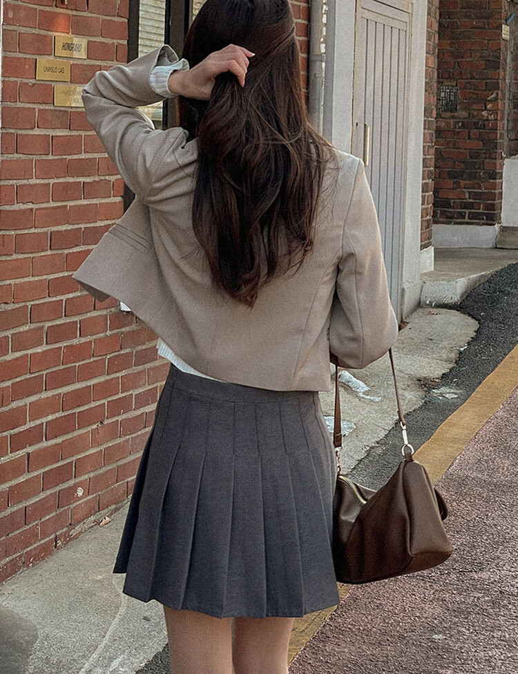 [특가/5컬러]라인 플리츠 테니스 모던 스커트