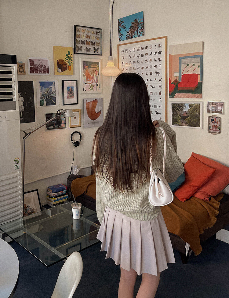 [특가/5컬러]라인 플리츠 테니스 모던 스커트