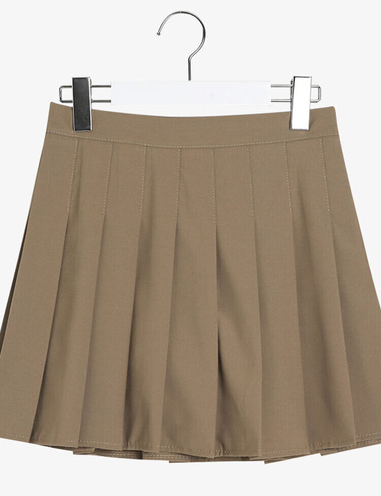 [특가/5컬러]라인 플리츠 테니스 모던 스커트