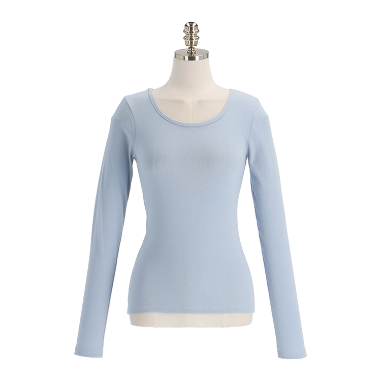 ts2987 12カラークルーネックコットンTシャツ