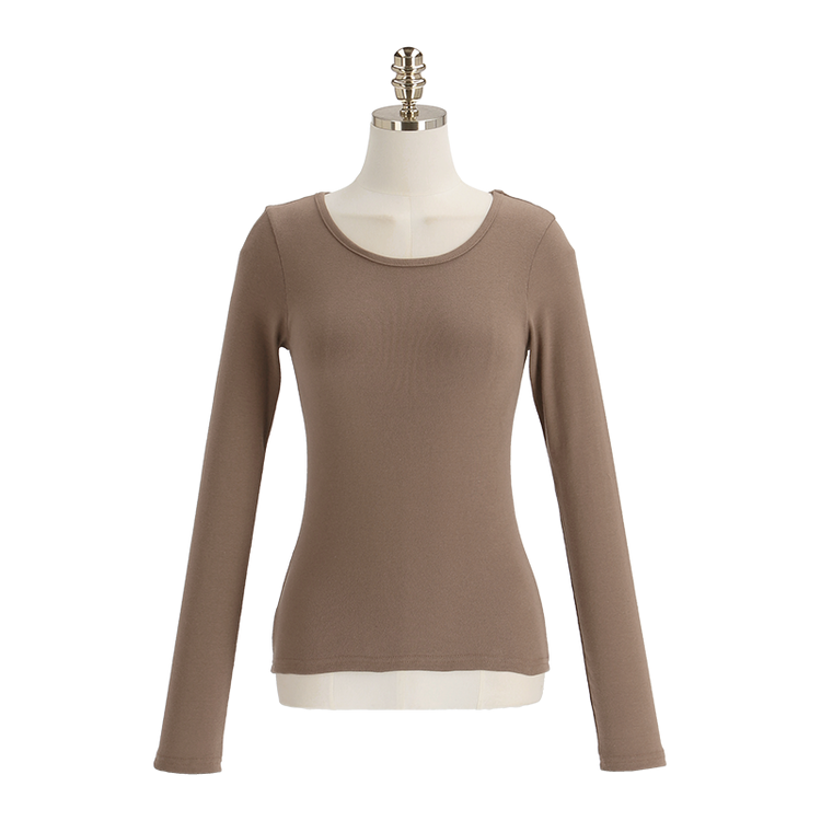 ts2987 12カラークルーネックコットンTシャツ