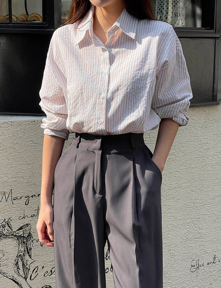 [10만장판매/후기인증~2XL] 기장별 인생 핀턱 와이드 슬랙스 2종 그레이(핀턱)