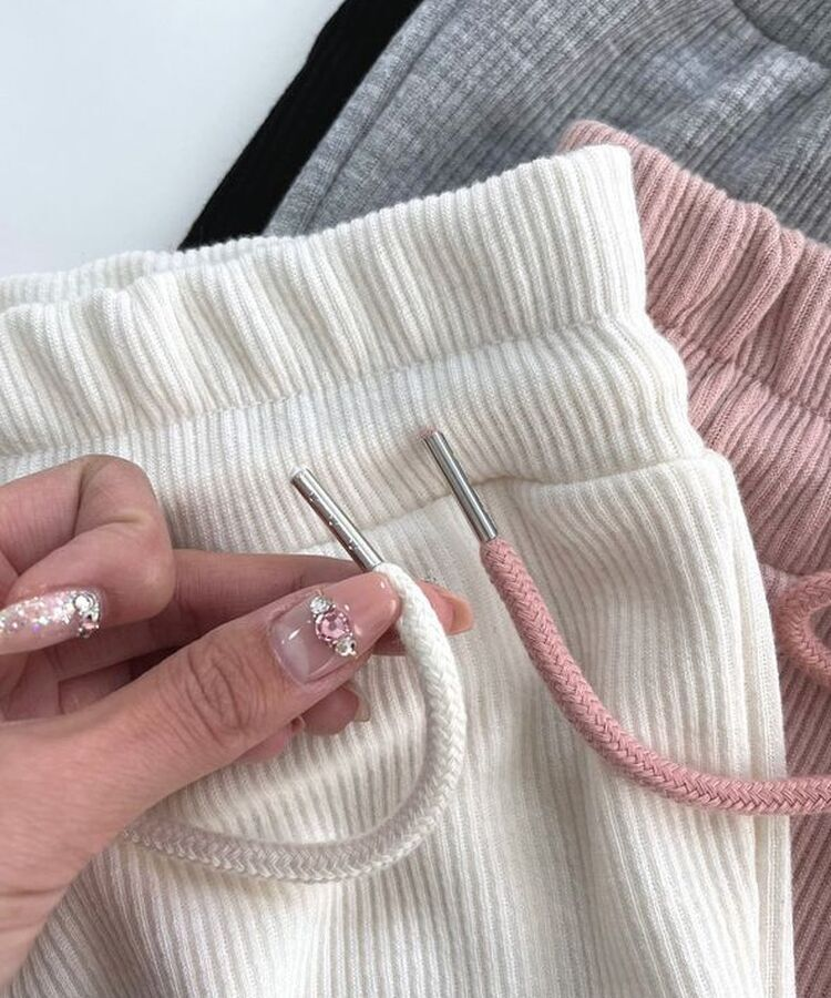 자체제작 라인업 잔골지 슬림핏 부츠컷 밴딩 트레이닝팬츠