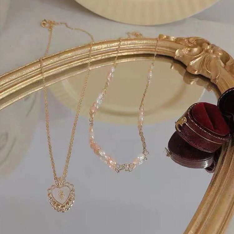 ２連チェーンバラネックレス