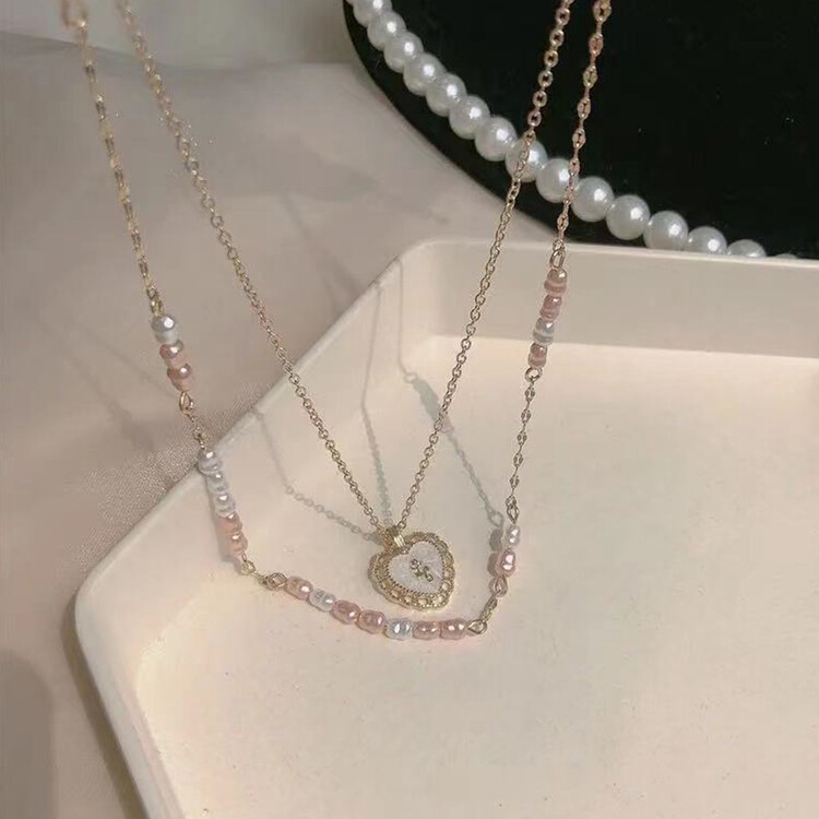 ２連チェーンバラネックレス