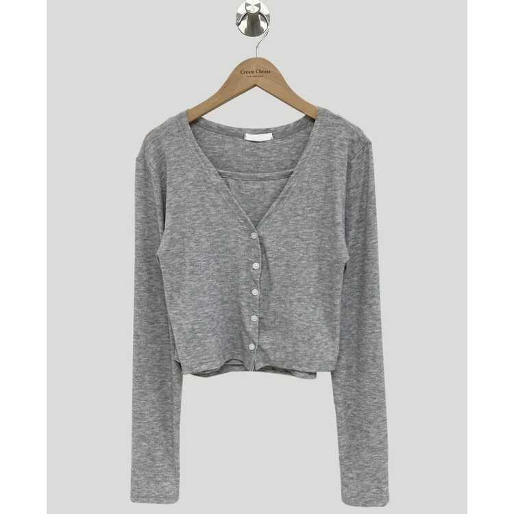 [SET]リブキャミソール+カーディガン