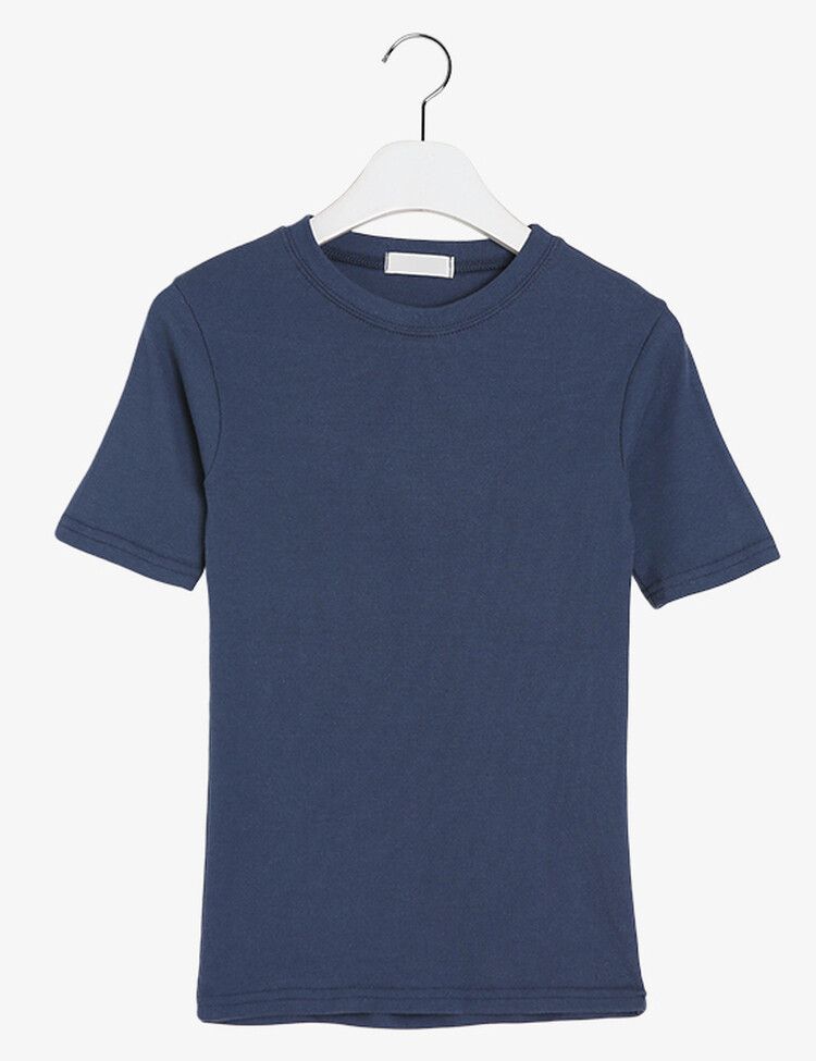 モチモチ着やせ効果スリムTシャツ2種
