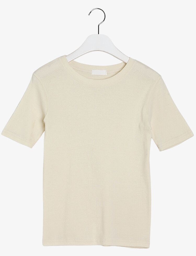 モチモチ着やせ効果スリムTシャツ2種