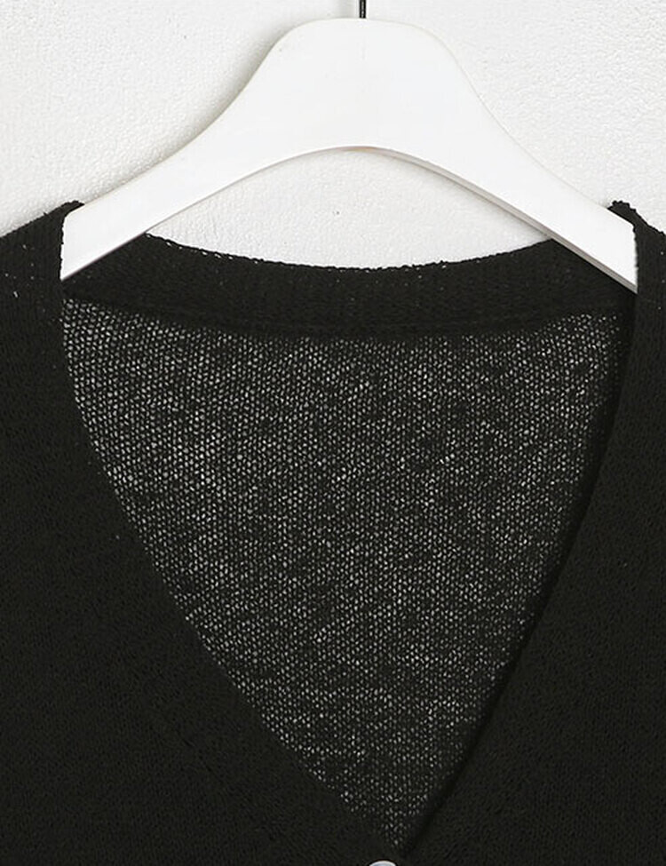 ブークレニットカーディガン5色