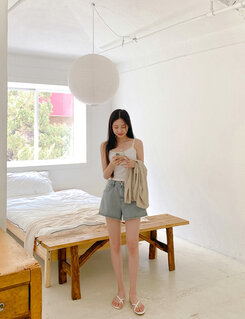 ブークレニットカーディガン5色 BEIGE