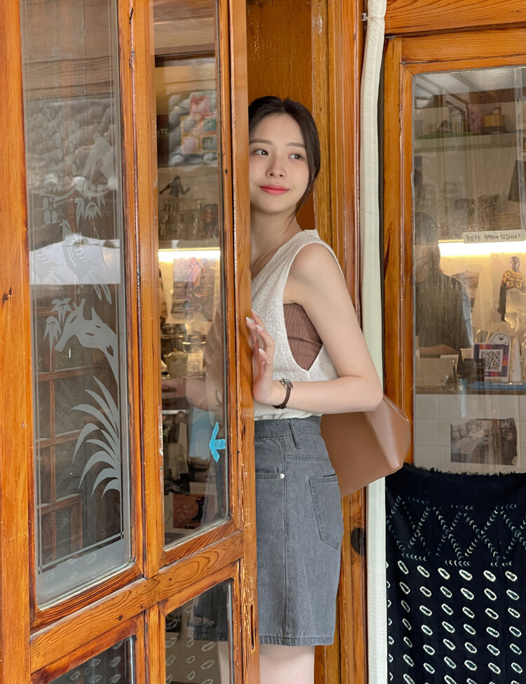 디온 하이웨스트 3부 쿨데님 그레이