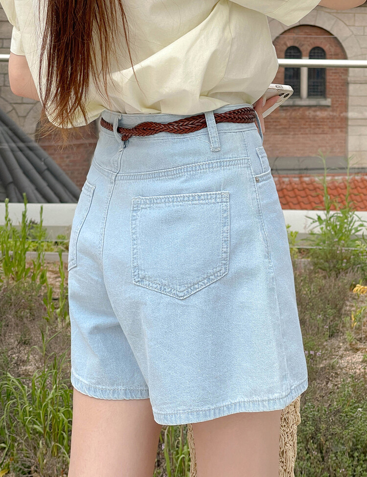 디온 하이웨스트 3부 쿨데님 라이트블루