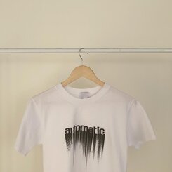 automaticビンテージプリントクロップTシャツ