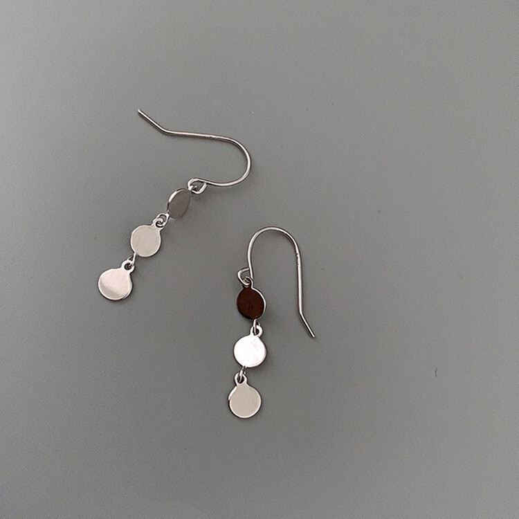 ミニサークルドロップピアス