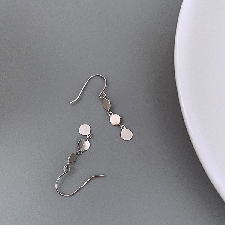 ミニサークルドロップピアス