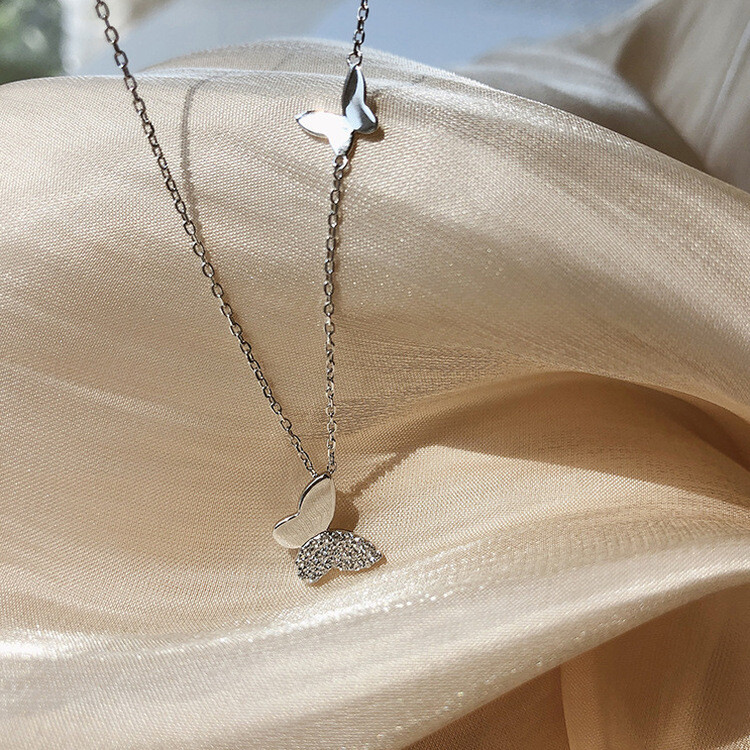 2連ハートネックレス