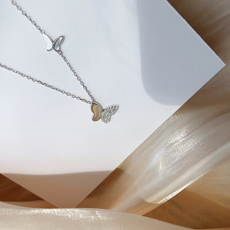 2連ハートネックレス