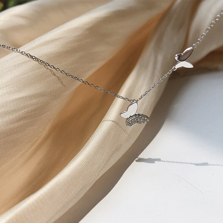 2連ハートネックレス