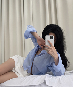 ハイウエストスリムショートパンツ IVORY