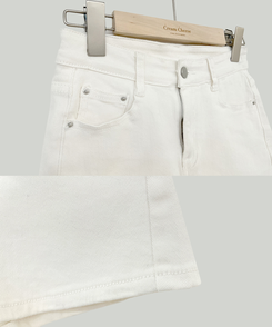 ハイウエストスリムショートパンツ