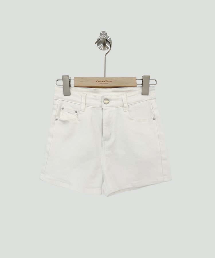 ハイウエストスリムショートパンツ