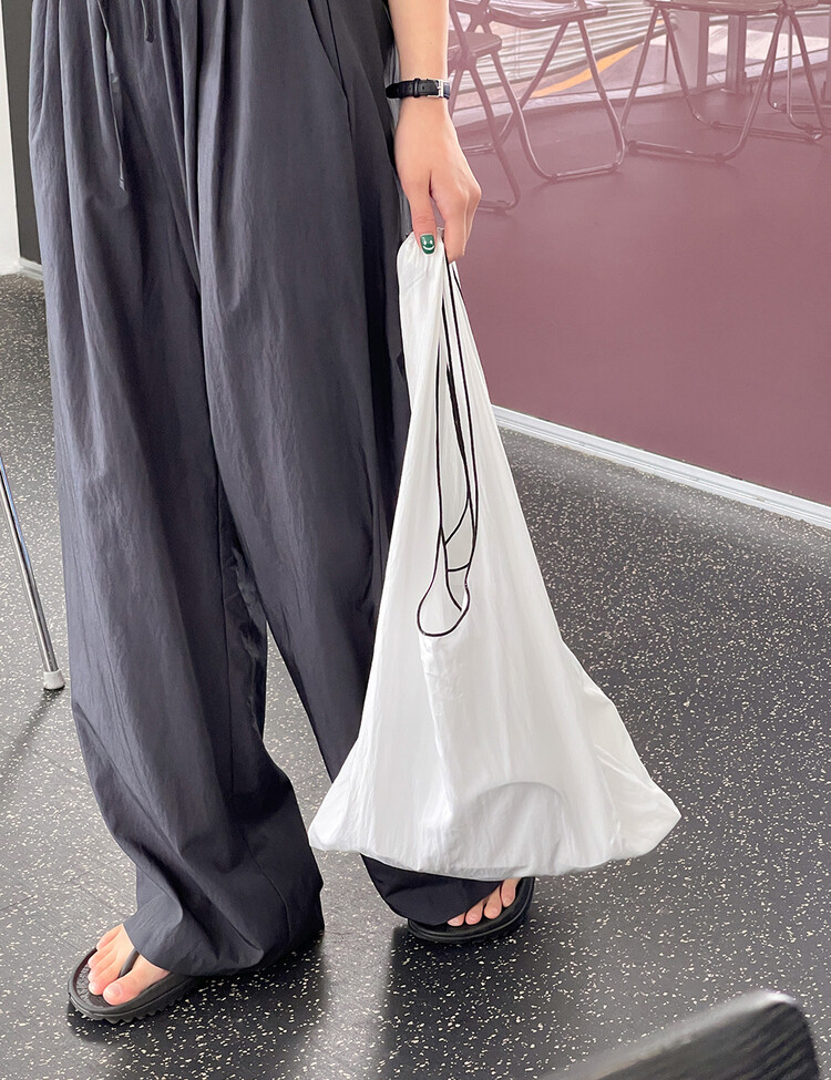 토스 매트 밴딩 롱팬츠 차콜