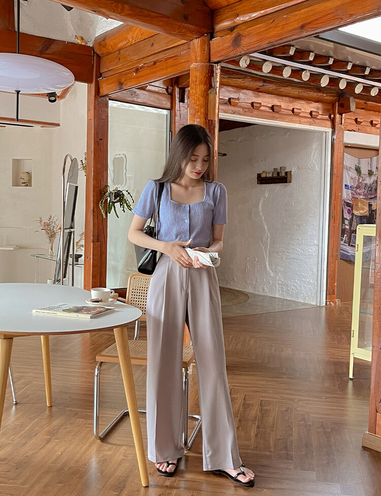 [150/160/170]身長別ワイドスラックス3種 GRAY