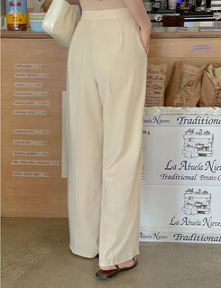 [150/160/170]身長別ワイドスラックス3種 BEIGE