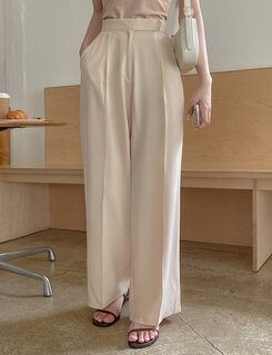 [150/160/170]身長別ワイドスラックス3種 BEIGE