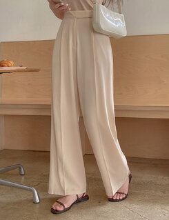 [150/160/170]身長別ワイドスラックス3種 BEIGE