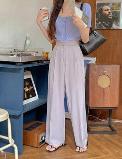 [150/160/170]身長別ワイドスラックス3種 GRAY