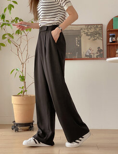 [150/160/170]身長別ワイドスラックス3種 BLACK