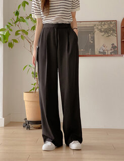 [150/160/170]身長別ワイドスラックス3種 BLACK