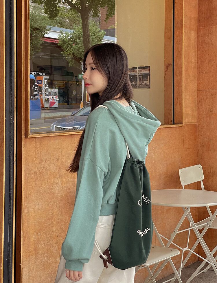 [ベーシック/クロップ]7days#シリーズルーズフィットフード2種 MINT
