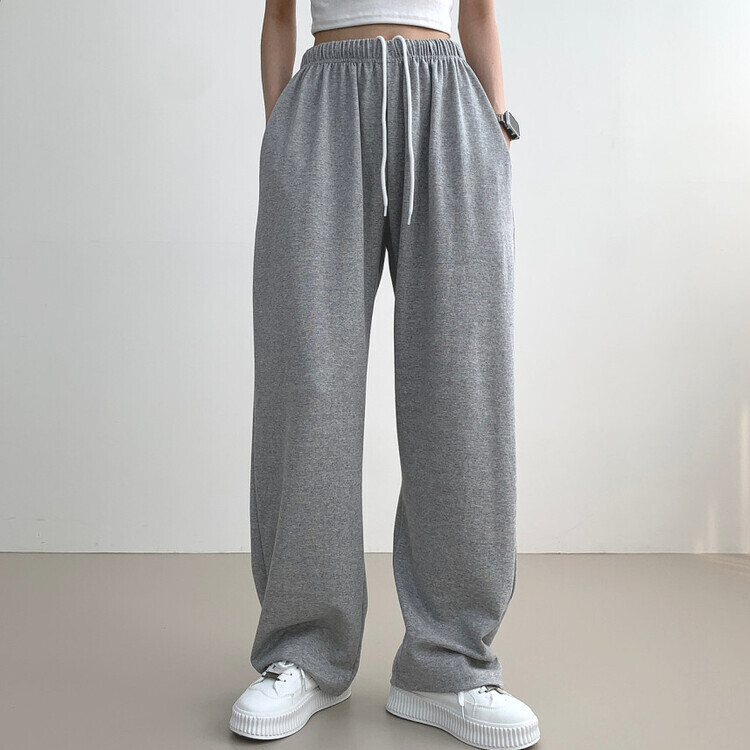 9Col비비드 컬러 롱와이드 밴딩 트레이닝 간절기 팬츠 메란지