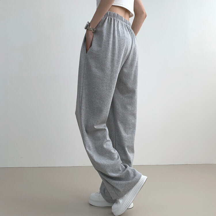 9Col비비드 컬러 롱와이드 밴딩 트레이닝 간절기 팬츠 메란지