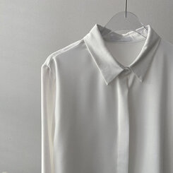 シークレットボタンルーズフィットシャツ10色