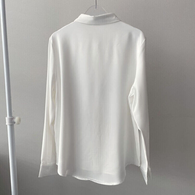 シークレットボタンルーズフィットシャツ10色