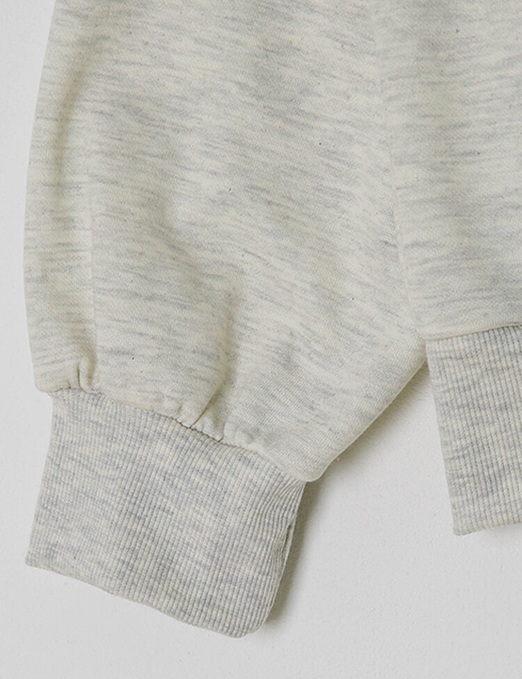 PARIS英文コットンフードパーカー