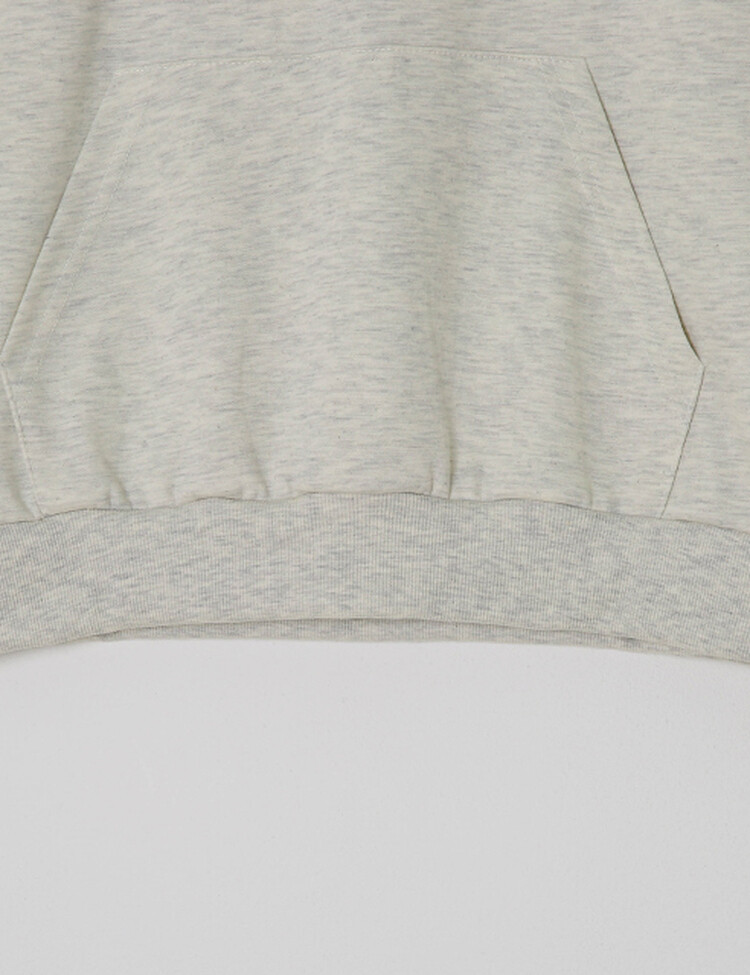 PARIS英文コットンフードパーカー