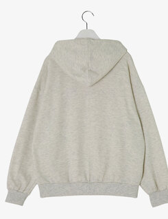 PARIS英文コットンフードパーカー