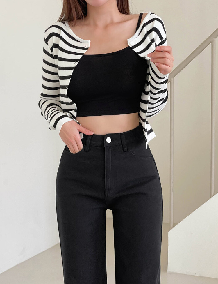 [5컬러/S~2XL/숏,기본,롱] 후기극찬! 와이드핏 롱 코튼팬츠 블랙