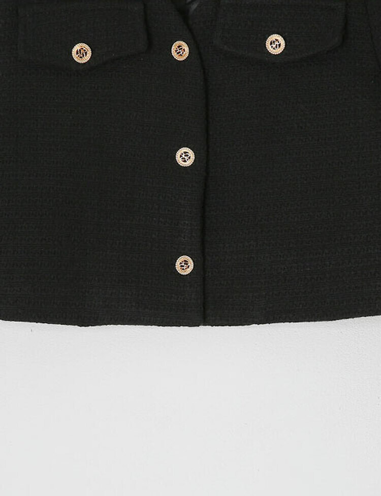 ✨리뷰극찬✨ 프렌치 시크 노카라 브이넥 트위드 자켓