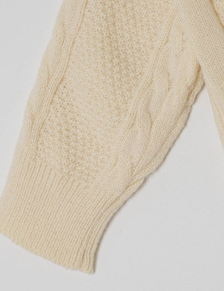 디데이 브이넥 니트 가디건