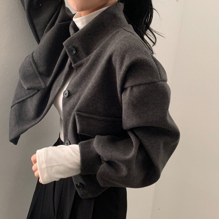 バンディングショートジャケット5色｜ジャケット｜韓国ファッション