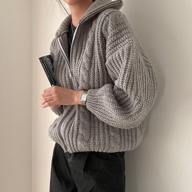 エアフィール×DIAPLEX フルジップアップニットジャケット