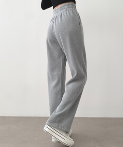 코듀로이 융털기모 골덴 투웨이 롱와이드 조거 따돗 팬츠 그레이