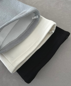 코듀로이 융털기모 골덴 투웨이 롱와이드 조거 따돗 팬츠