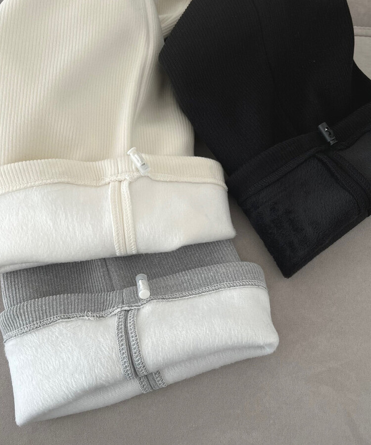 코듀로이 융털기모 골덴 투웨이 롱와이드 조거 따돗 팬츠