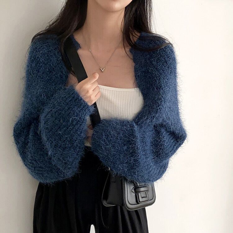 ファーニットボレロカーディガン5色｜カーディガン｜韓国ファッション